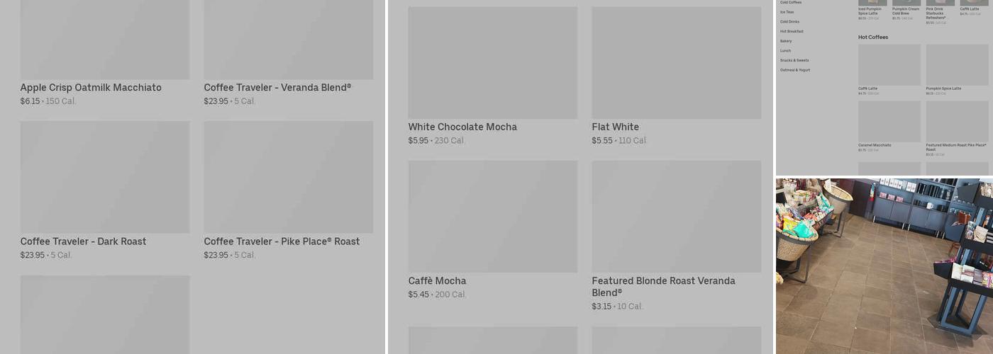 Starbucks Menu