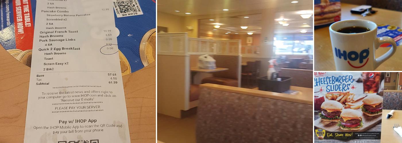 IHOP Menu