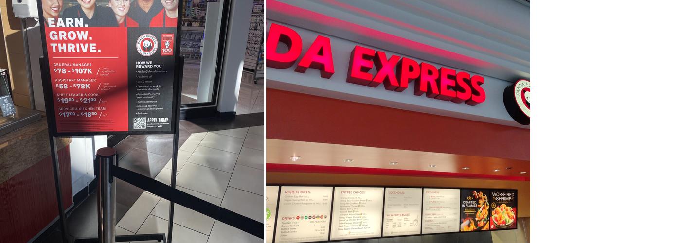 Panda Express Menu