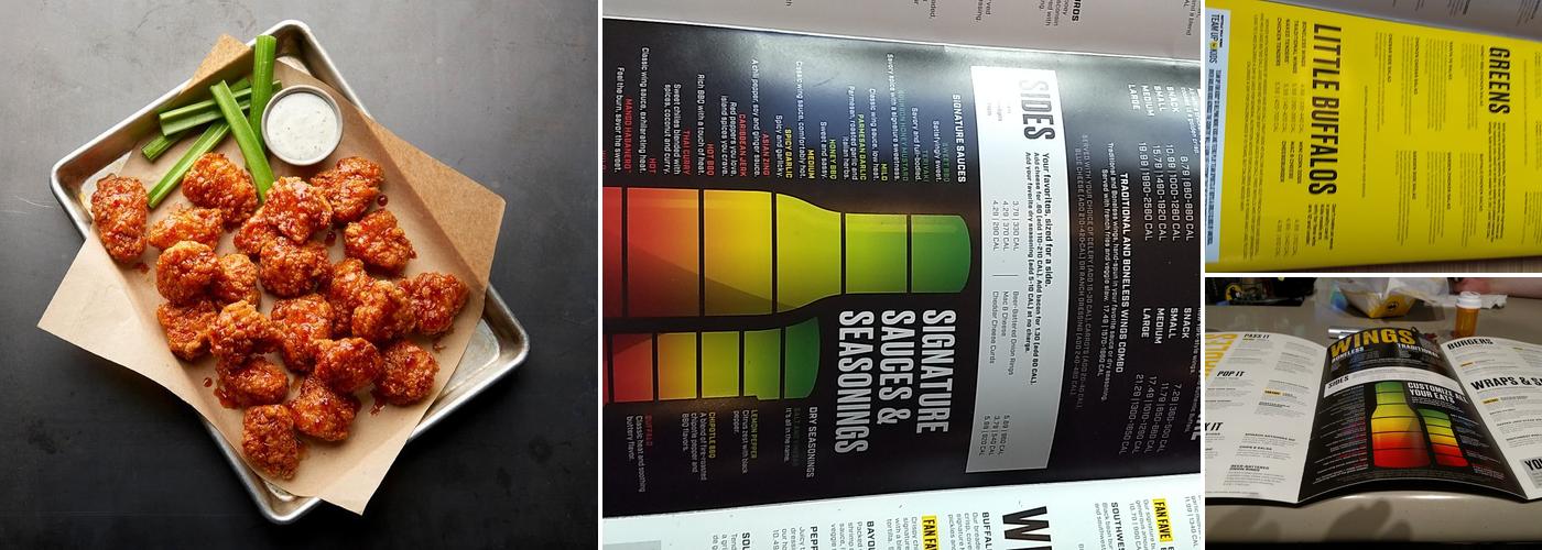 Buffalo Wild Wings Menu