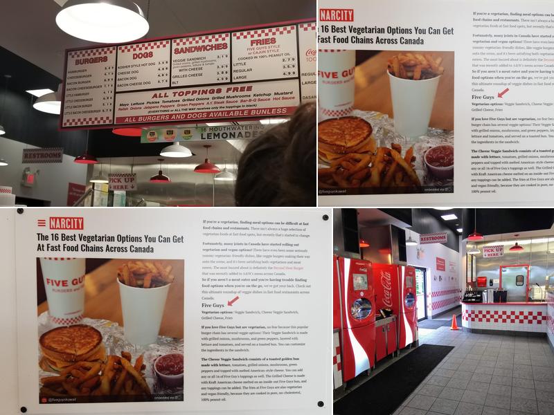 Five Guys Menu