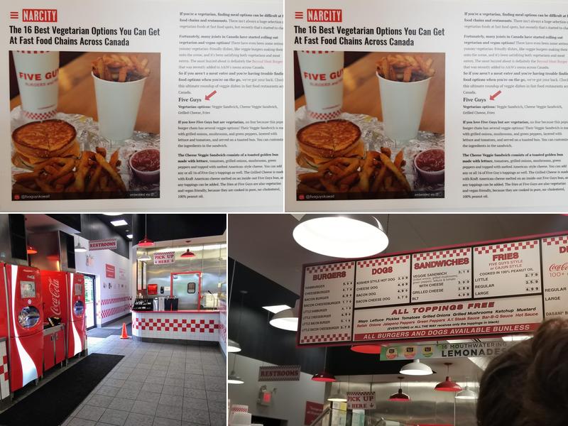 Five Guys Menu