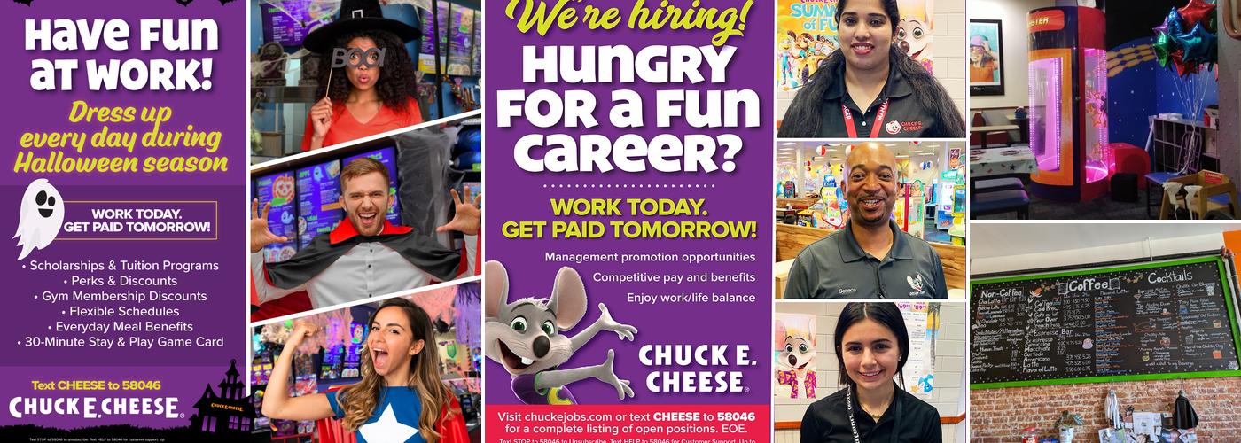 Chuck E. Cheese Menu