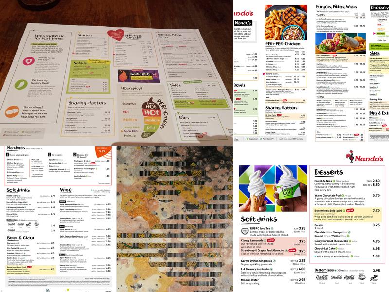 Nando's Menu