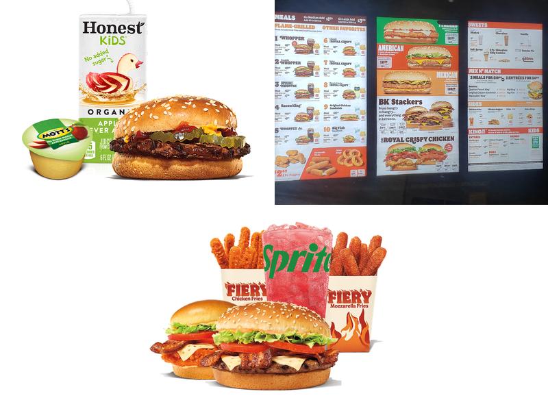 Burger King Menu