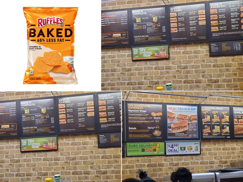Subway Menu