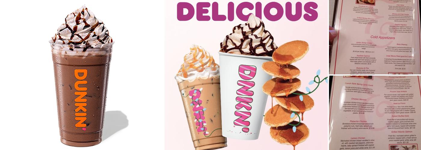 Dunkin' Menu