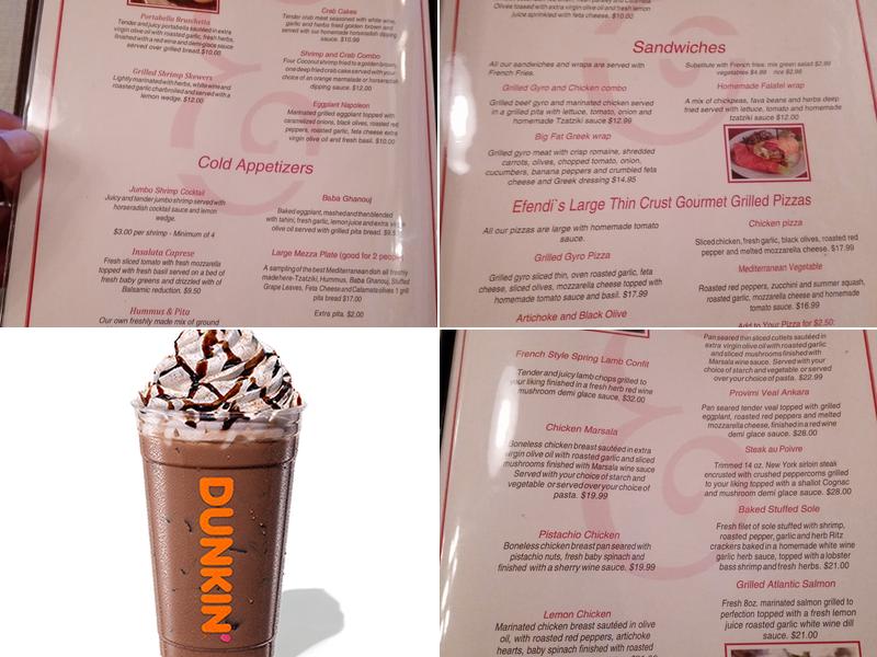 Dunkin' Menu