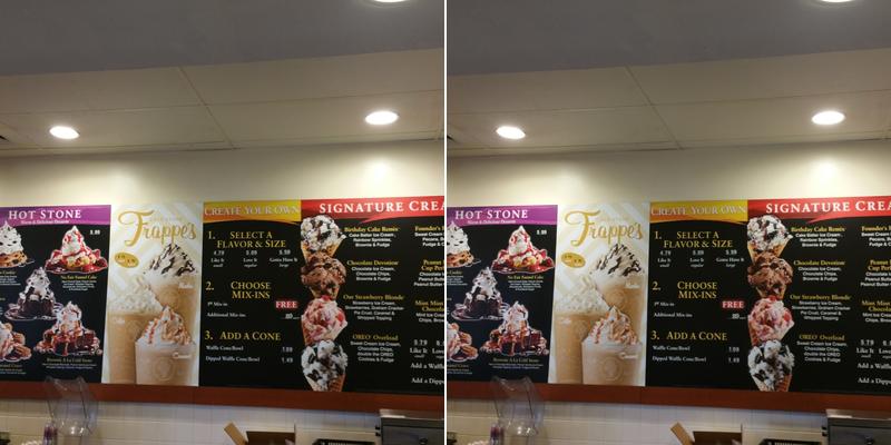Cold Stone Creamery Menu