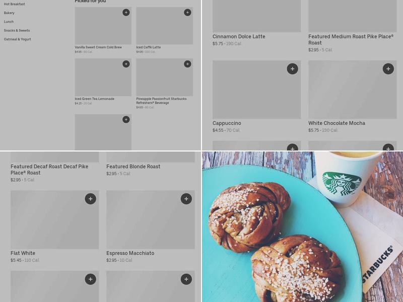 Starbucks Menu