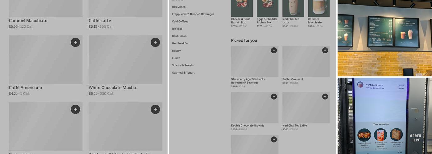 Starbucks Menu