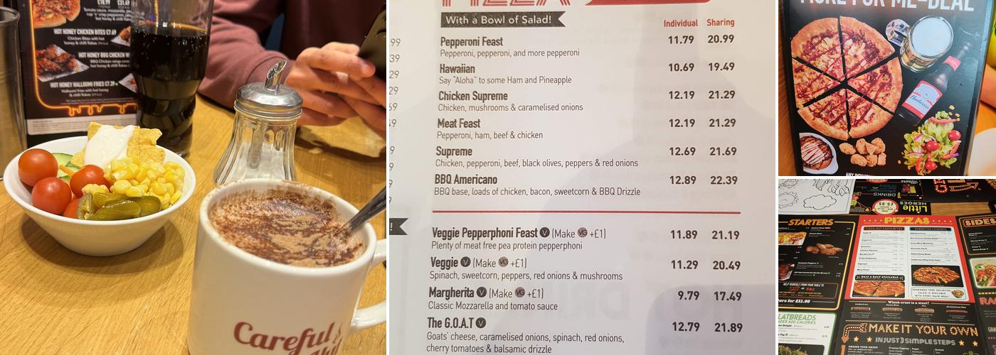 Pizza Hut - Longwater Retail Park, Norwich Menu