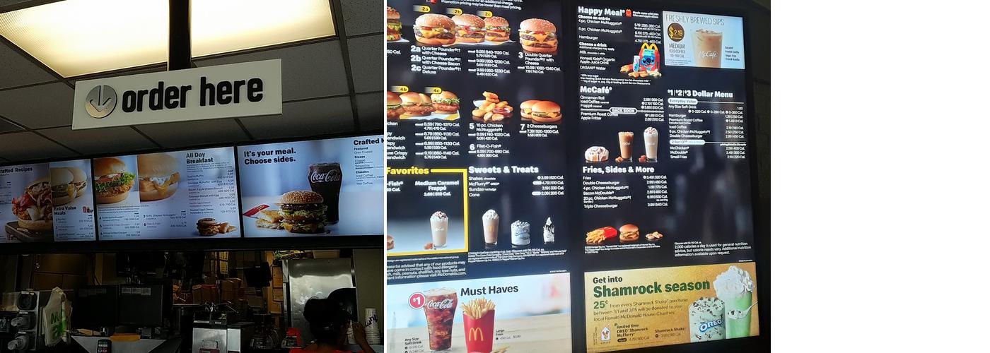 McDonald's Menu