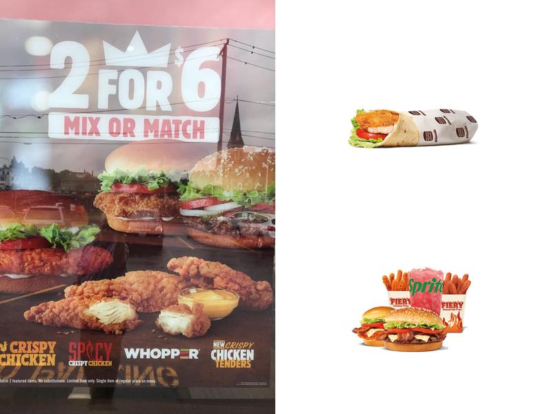 Burger King Menu