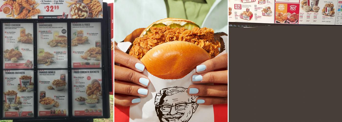 KFC Menu