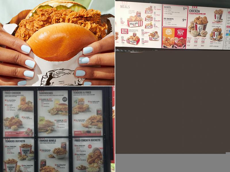 KFC Menu