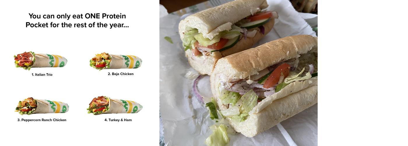 Subway Menu
