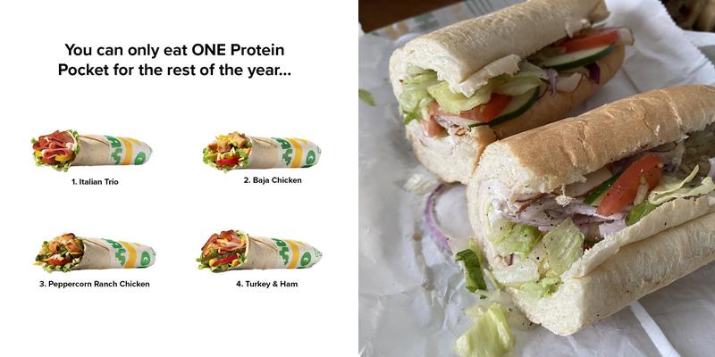 Subway Menu