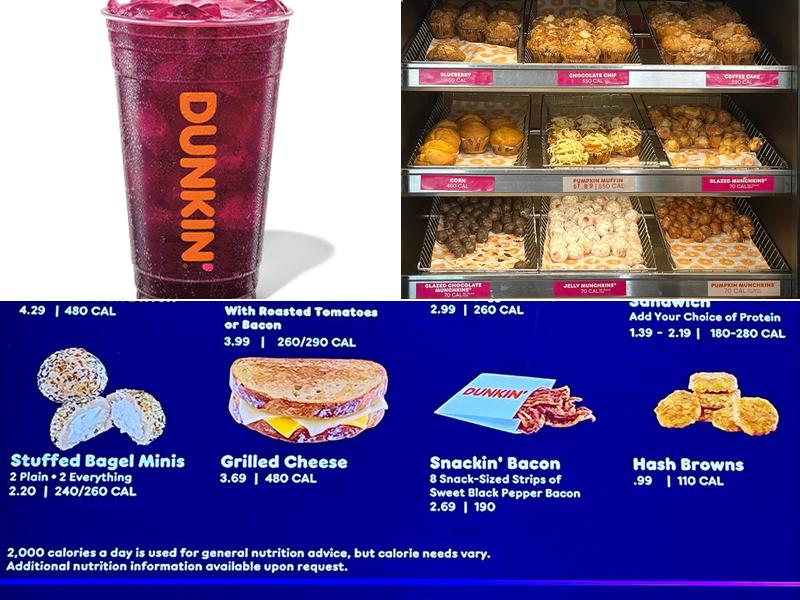 Dunkin' Menu