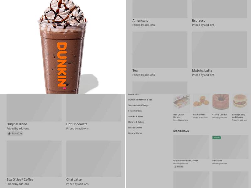 Dunkin' Menu