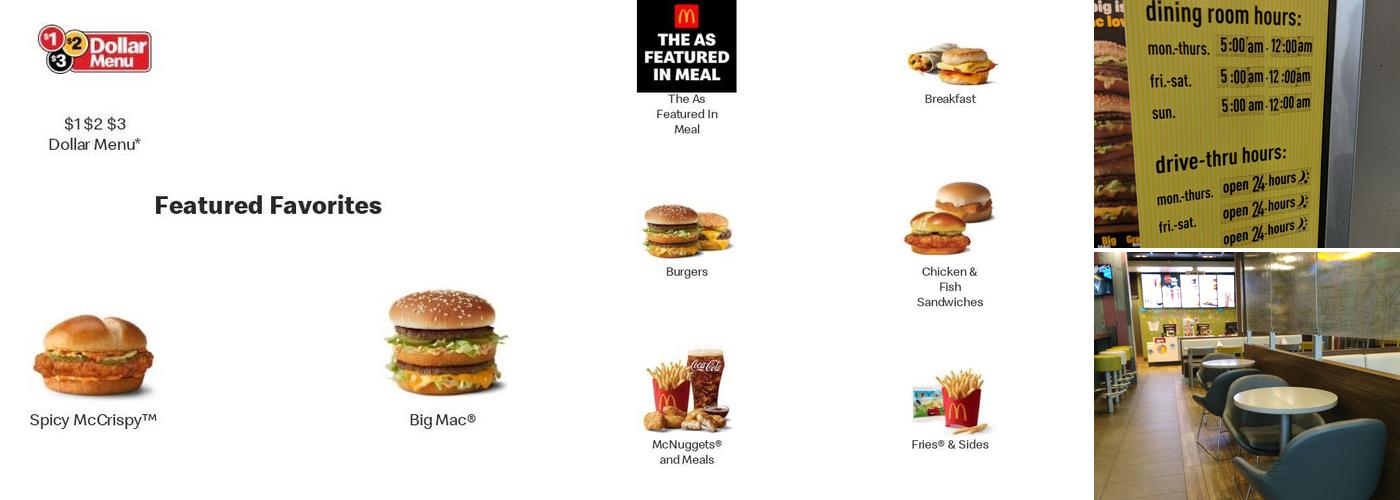 McDonald's Menu