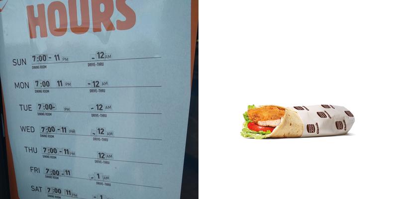 Burger King Menu