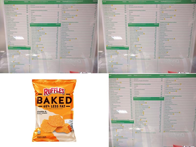 Subway Menu
