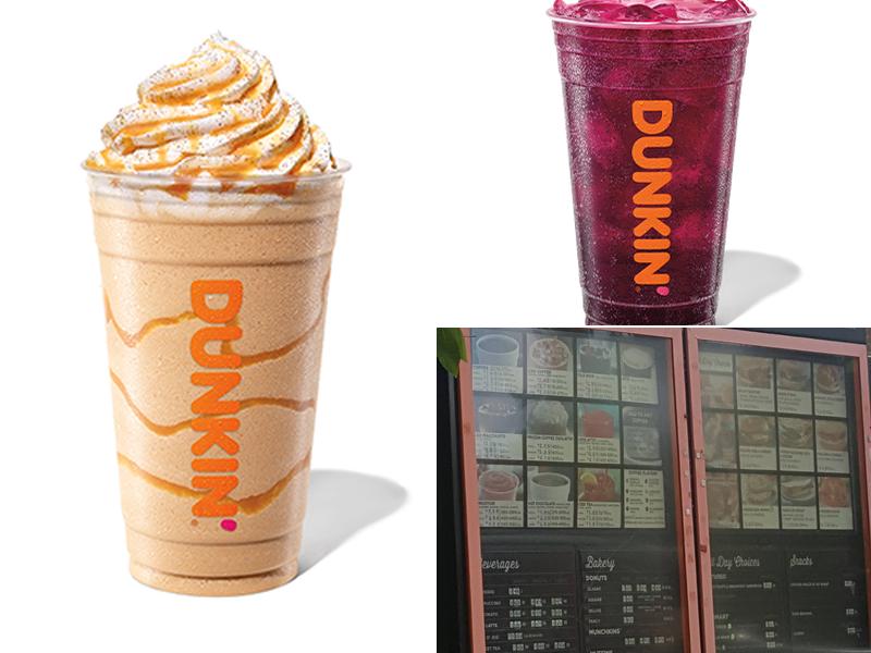 Dunkin' Menu