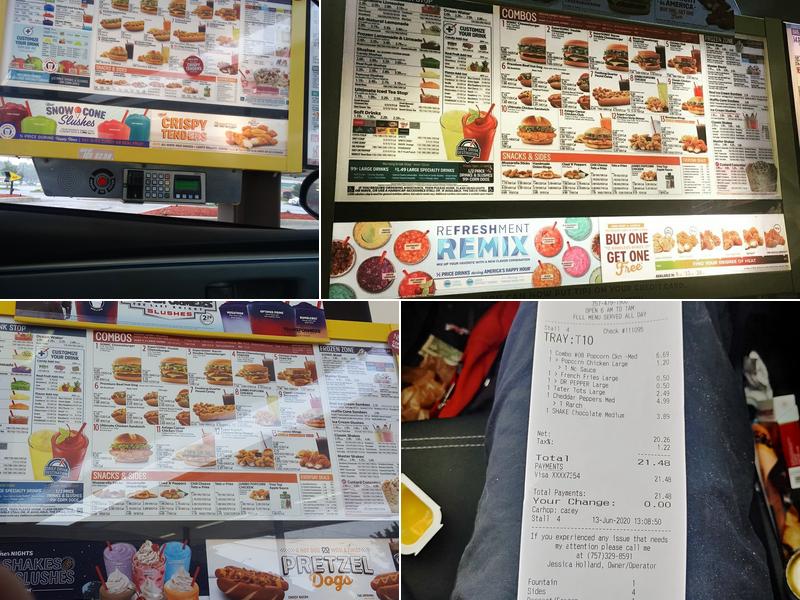 Sonic Drive-In Menu