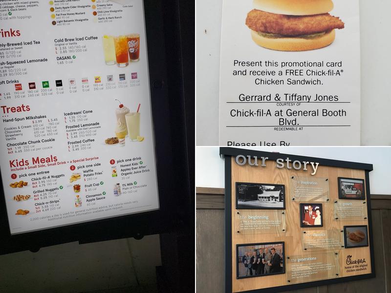 Chick-fil-A Menu