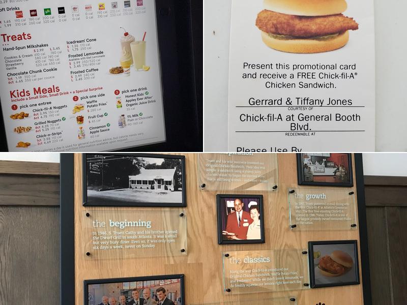 Chick-fil-A Menu