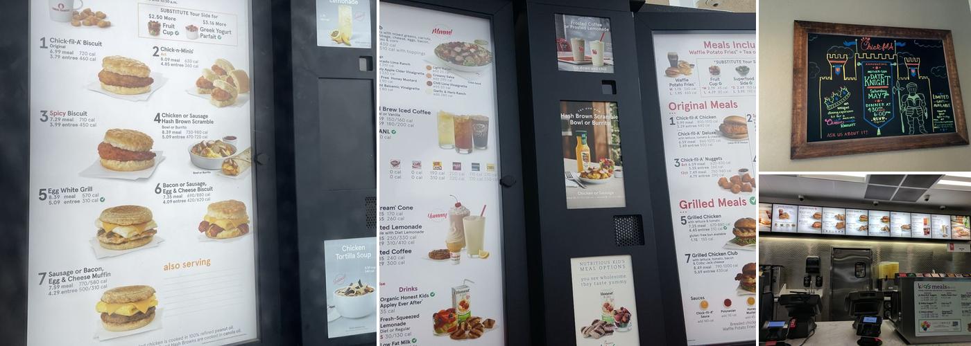 Chick-fil-A Menu