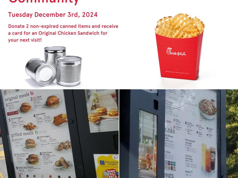 Chick-fil-A Menu