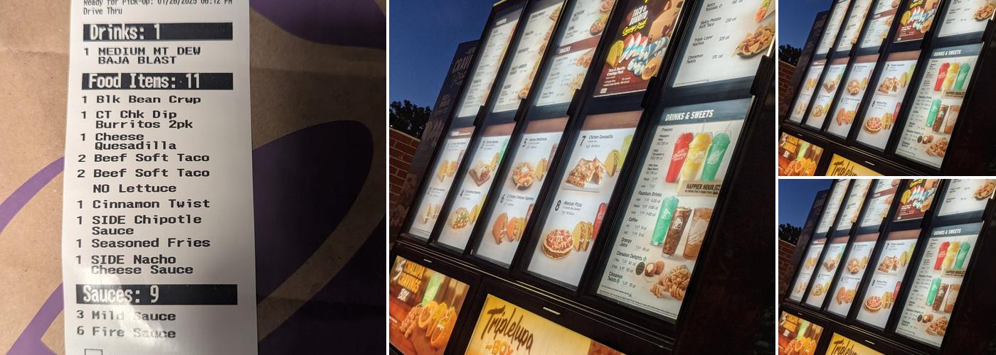 Taco Bell Menu