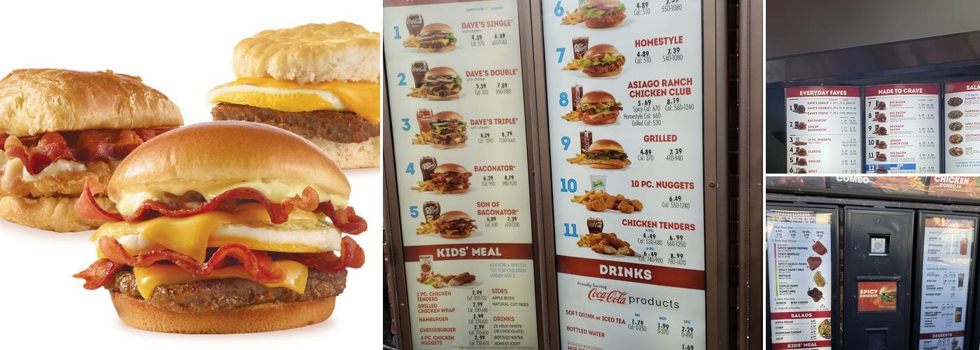 Wendy's Menu