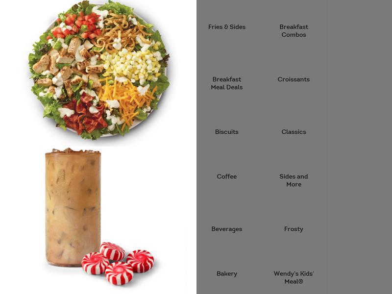 Wendy's Menu