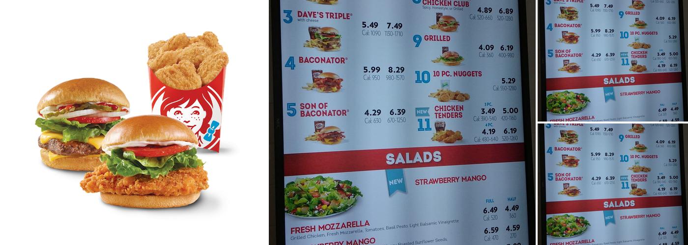 Wendy's Menu