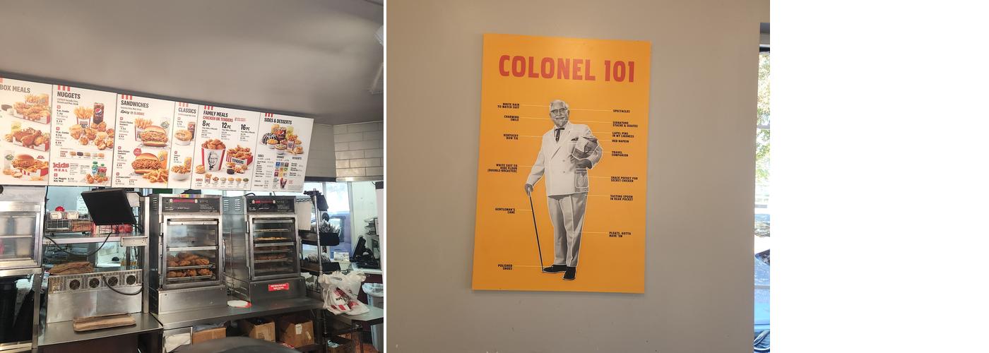 KFC Menu