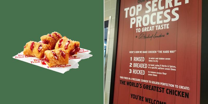 KFC Menu