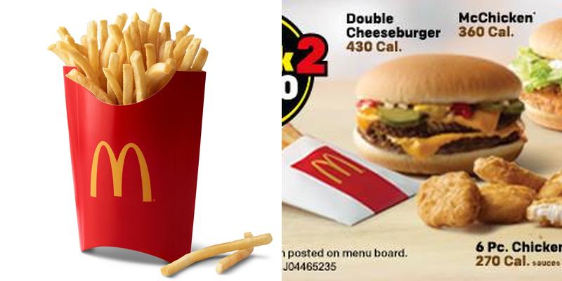 McDonald's Menu