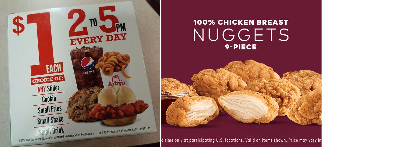 Arby's Menu