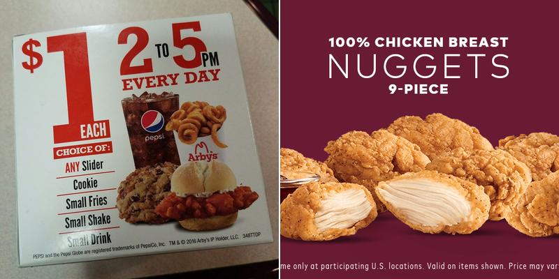 Arby's Menu