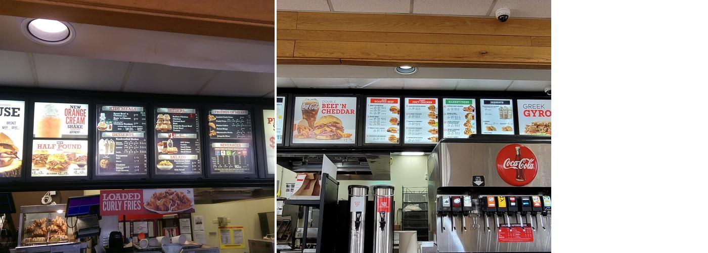 Arby's Menu