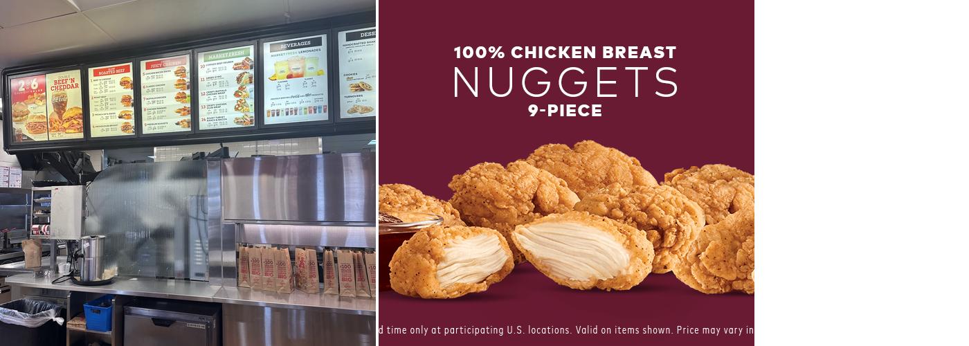 Arby's Menu