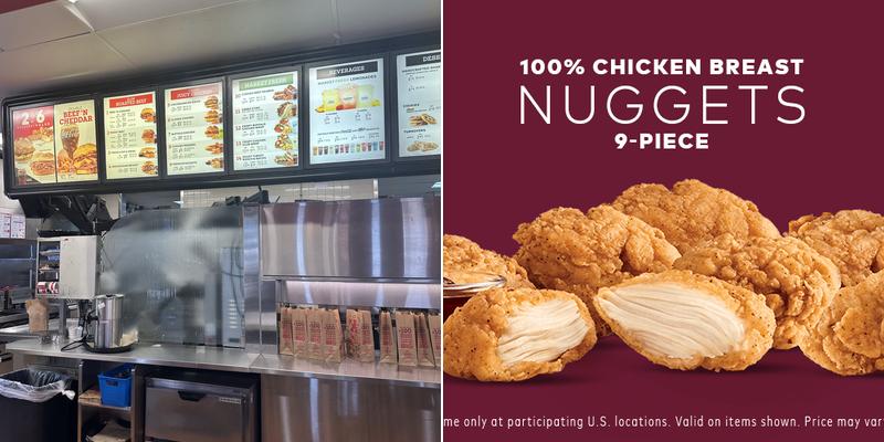 Arby's Menu