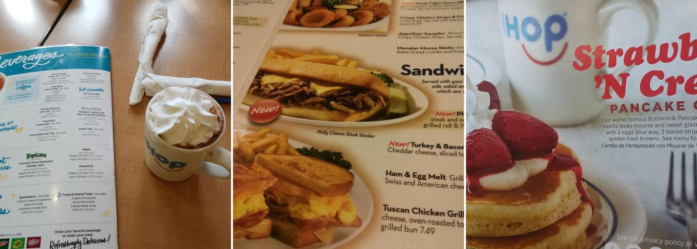 IHOP Menu