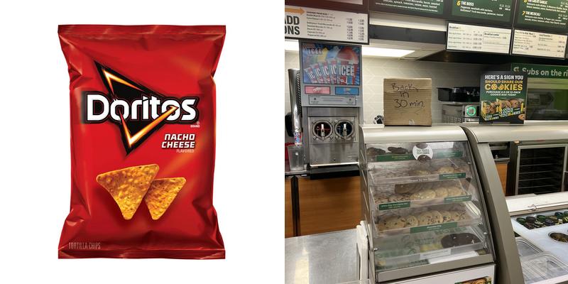 Subway Menu