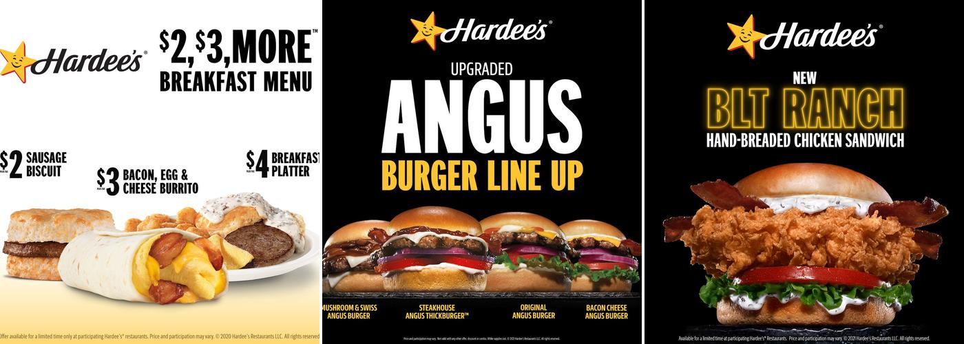 Hardee's Menu