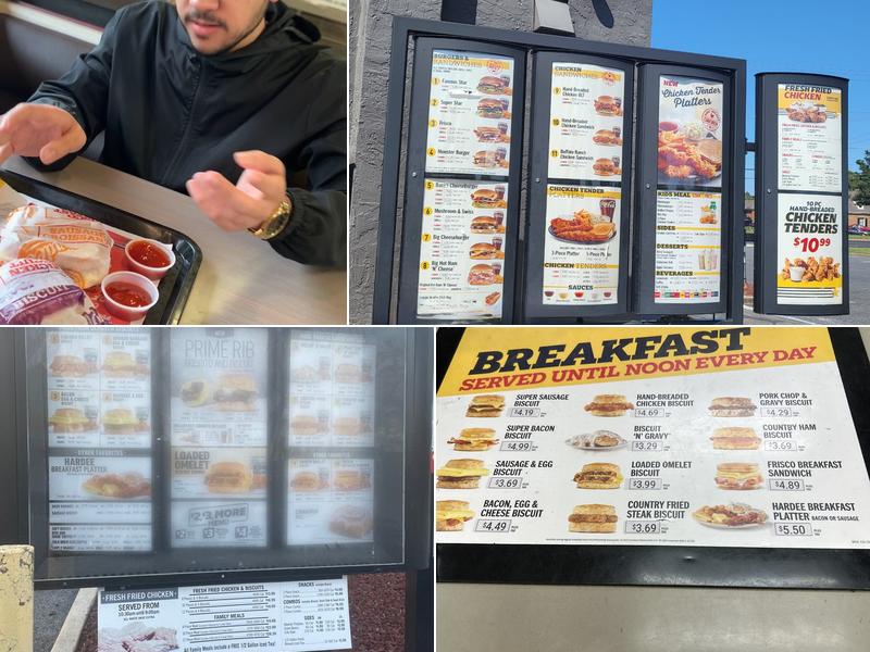 Hardee’s Menu