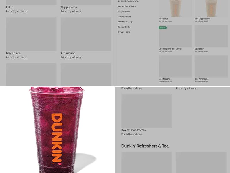 Dunkin' Menu